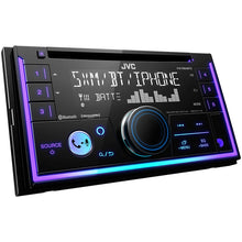 JVC Double DIN CD Receiver with iPhone Support Bluetooth & USB Input