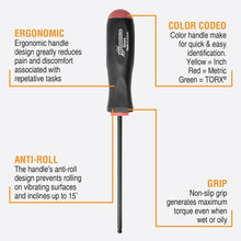 Bondhus Balldriver Metric HEX Ball End Screwdrivers 1.5mm to 10MM (9 Piece)
