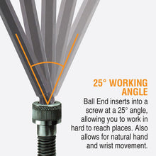 Bondhus Balldriver Metric HEX Ball End L-Key Wrenches 1.5mm to 10MM (9 Piece)
