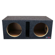Atrend Dual 10" Vented Woofer Enclosure - Charcoal Carpet Covering