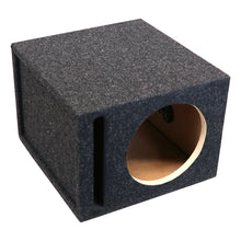 Atrend Single 10" Vented Woofer Enclosure - Charcoal Carpet Covering