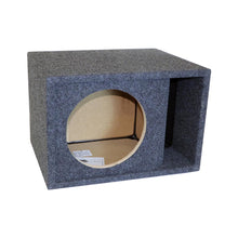 Atrend Single 10" Kerf-Vented Woofer Enclosure - Charcoal Carpet Covering
