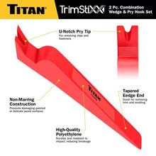 Titan Non-Marring Combination Wedge and Pry Hook Set (2 Piece)