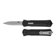 M&P Spear Point 3.5″ OTF Spring Assisted Open Knife (Black/Gray)