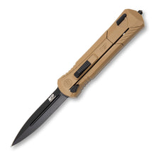M&P Spear Point 3.5″ OTF Spring Assisted Open Knife (FDE)