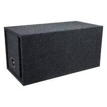 Atrend Single 12" Vented High SPL Woofer Enclosure - Charcoal Carpet Covering