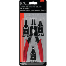 Performance Tool Interchangeable Head Snap Ring Plier Set (5-Piece Set)