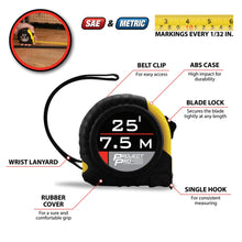 Performance Tool 25' Cushion Grip Tape Measure
