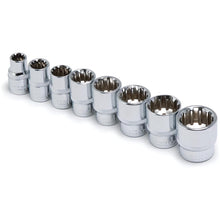 Titan 3/8" Drive SAE Spline Socket Set (8 Piece)