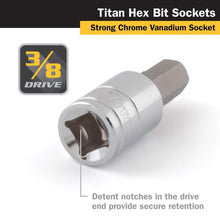 Titan 3/8" Drive 8mm Hex Bit Socket