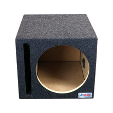 Atrend Single 15" Vented Woofer Enclosure - Charcoal Carpet Covering