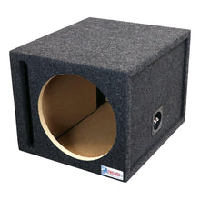 Atrend Single 15" Vented Woofer Enclosure - Charcoal Carpet Covering