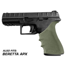 Hogue HandAll Beavertail Grip Sleeve for Full Size Glock - Gen 3 & 4 (OD Green)