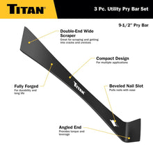 Titan Utility Pry Bar Set (3 Piece)
