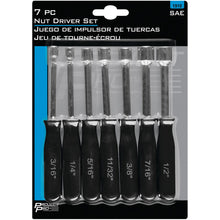Performance Tool SAE Nut Driver Set (7-Piece Set)