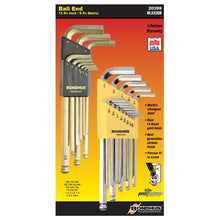 Bondhus Plated Balldriver Metric/SAE Ball End HEX L-Keys Double Set (22 Piece)