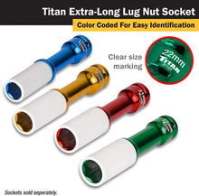 Titan 1/2" Impact Drive x 21mm Non-Maring Extra-Long Lug Nut Socket