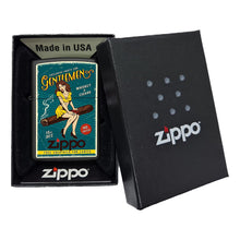 *218CIGARGIRL* Zippo 81329 Windproof Lighter Cigar Pin-up Girl Black Matte