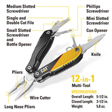 CAT 3 Piece 12-in-1 MultiTool Knife and MultiTool Key Chain Gift Box Set
