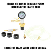 OEM Tools Cooling System AirEvac Kit with (3) Adapters