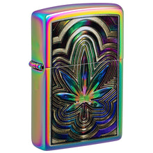 Zippo Windproof Lighter Metallic Leaf Color Image - Multi Color