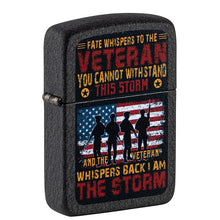 Zippo Windproof Lighter 1941 Replica Veteran Color Image - Black Crackle®