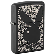 Zippo Windproof Lighter Playboy Color Image - Black Matte