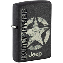 Zippo Windproof Lighter Jeep Color Image - Black Crackle®