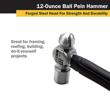 Titan 12 oz. Ball Pein Hammer with Forged Steel Head