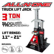 PowerBuilt 3-Ton All-in-One Hydraulic Bottle Jack and Jackstand