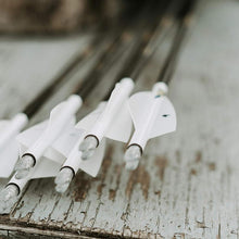 Tac Vanes 4.625" Standard Arrow Wraps - White (13 pack)