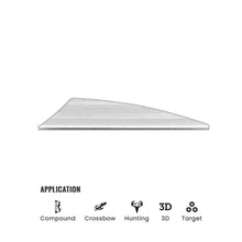 Tac Vanes Driver 2.25” Vane - White (36 pack)