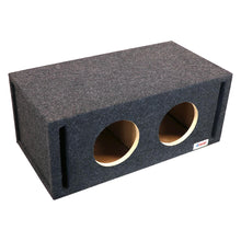 Atrend Dual 8" Vented Woofer Enclosure - Charcoal Carpet Covering