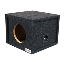 Atrend Single 8" Vented Woofer Enclosure - Charcoal Carpet Covering