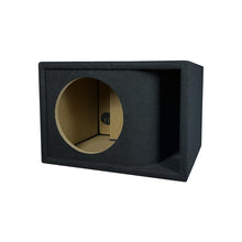 Atrend Single 8" Kerf-Vented Empty Woofer Enclosure - Charcoal Carpet Covering