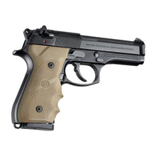 Hogue Beretta 92/96 Series Rubber Grip with Finger Grooves (Flat Dark Earth)