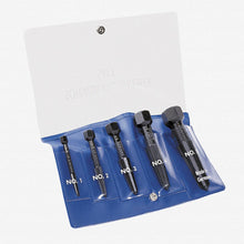 Knipex Screw Extractor Double-Edged Set 5 Parts Size 1 to 5 In Vinyl Pouch