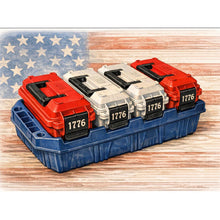 MTM 1776 - 250th LIMITED EDITION Multi-Can Ammo Crate with (4) 30 Caliber ammo cans