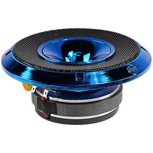 Audiopipe 6.5" 2-Way Compression Horn Mid-Range Loudspeaker 150W RMS/300W Max - Blue Eye Candy