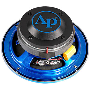 Audiopipe 6.5" 2-Way Compression Horn Mid-Range Loudspeaker 150W RMS/300W Max - Blue Eye Candy