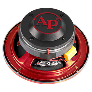 Audiopipe 6.5" 2-Way Compression Horn Mid-Range Loudspeaker 150W RMS/300W Max - Red Eye Candy