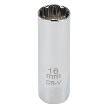 Performance Tool 3/8" Drive 16mm Magnetic 12-Point Spark Plug Socket