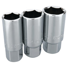Performance Tool 3/8" Drive 6-Point Spark Plug Socket Set (3-Piece Set)