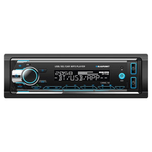 Blaupunkt Detachable Face Mechless AM/FM Receiver with Bluetooth USB/SD Inputs & Remote