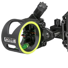 CBE Archery Tactic Hybrid 3-Pin Bow Sight with 0.019 Fibers (Ambidextrous)