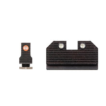 Night Fision Optics-Ready Stealth Series for Glock 17/19/34 Orange Front Ring/Black Rear Rings