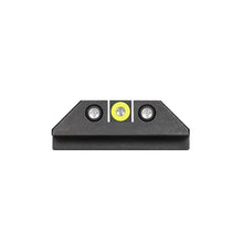 Night Fision Tritium Night Sights for Glock 42/43/43X Yellow Tritium Front Ring/Square Tritium Black