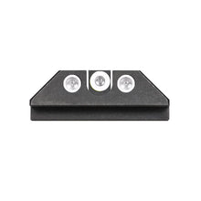 Night Fision Tritium Night Sights for Glock 42/43/43X - White Front Ring/U-Notch White Rear Rings