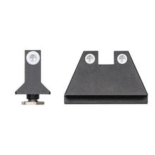 Night Fision Suppressor Height Tritium Night Sights for Most Glocks - White Tritium Front Ring/Triti