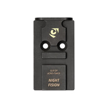 Night Fision Precision Optic Plate: Glock MOS (19/17/47) to ACRO P-2 Footprint